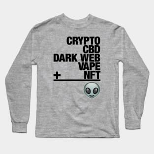 CBD Crypto's Now With NFT Long Sleeve T-Shirt